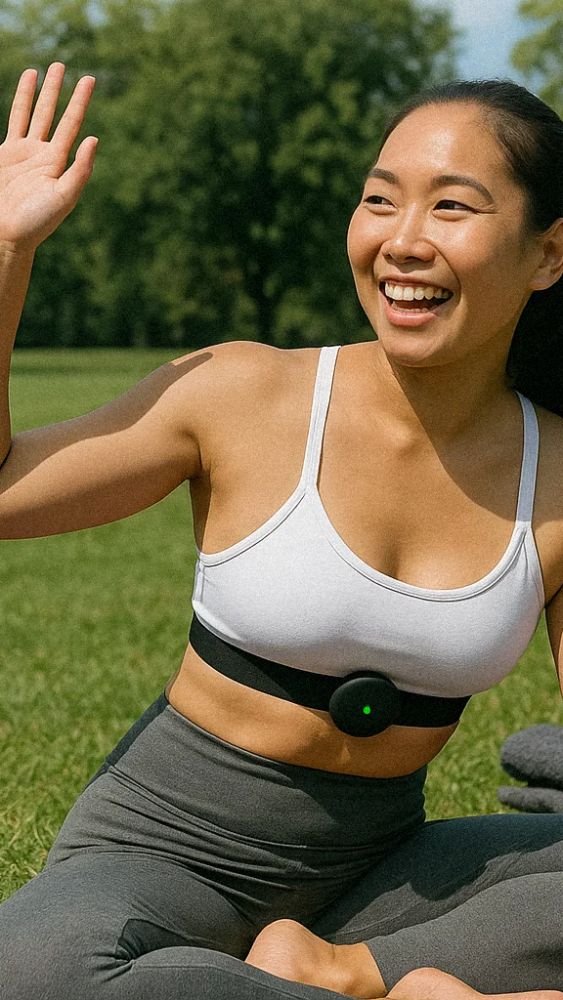 Person wearing Aidlab