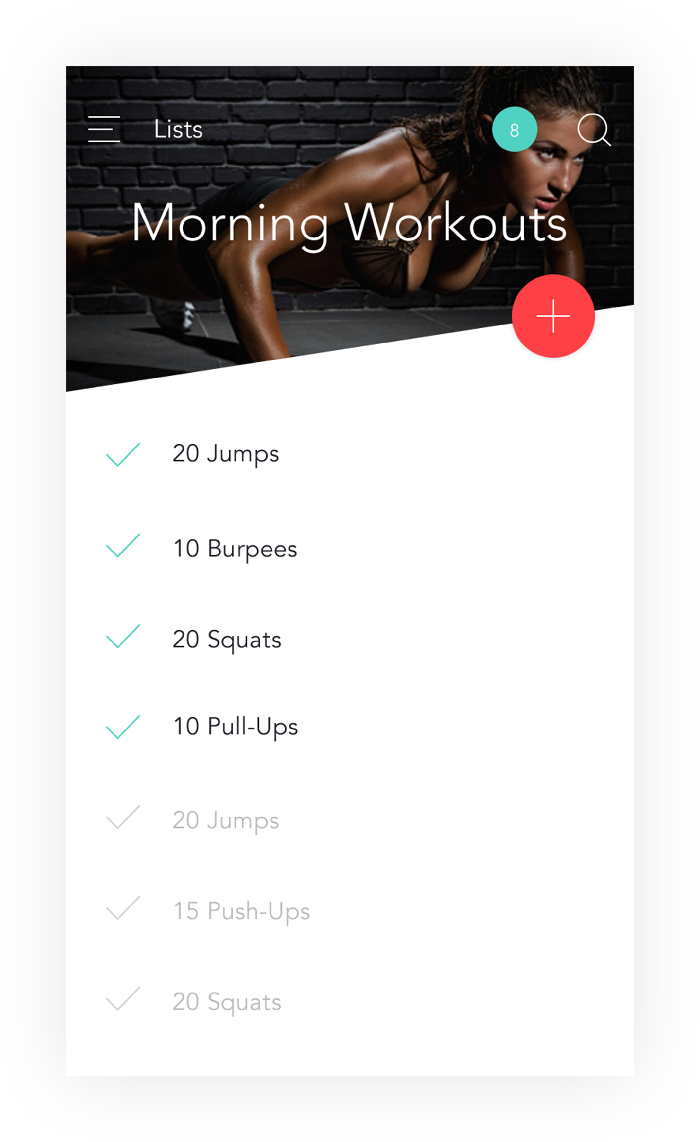 Morning Workouts List